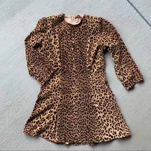 Vintage 1960’s Velvet Leopard Print Mini Dress